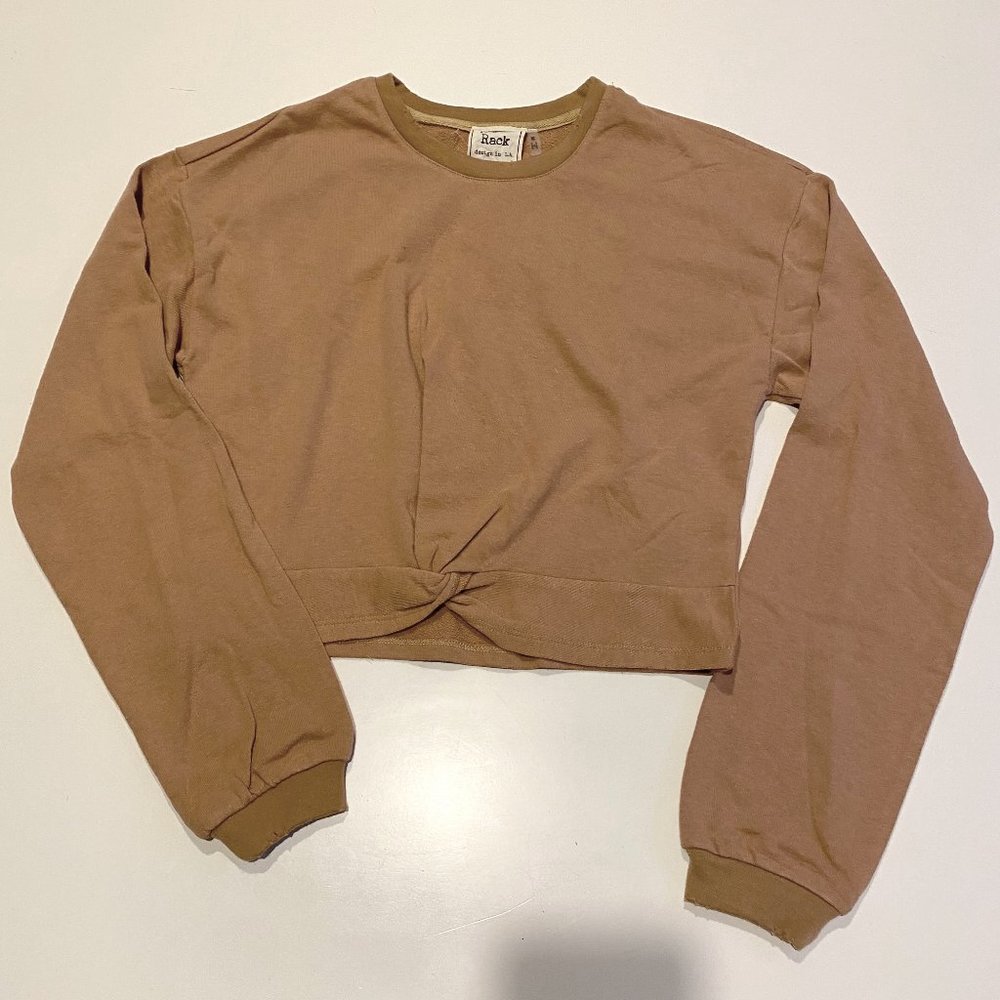 Tan Crop Top
